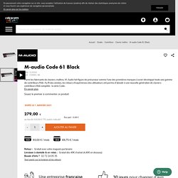 M-audio Code 61 Black - Clavier maître - Contrôleur - Studio