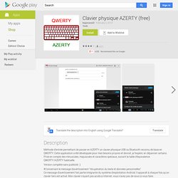 Clavier physique AZERTY (free)