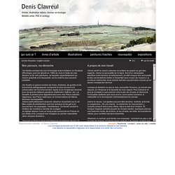 Denis Clavreul - Mon parcours, ma démarche - Illustrateur et artiste - Docteur en écologie
