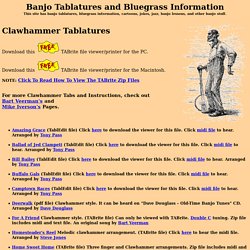 Clawhammer Tablatures