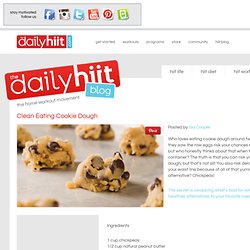 Clean Eating Cookie Dough