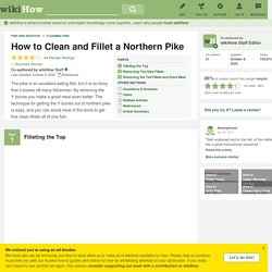 How to Clean and Fillet a Northern Pike (with Pictures)