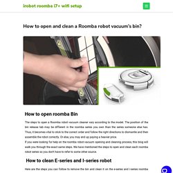 How to login into roomba vaccum cleaner ?