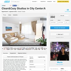 Clean&Cozy Studios in City Center/A à Istanbul