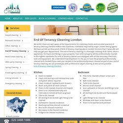 End of Tenancy Cleaners