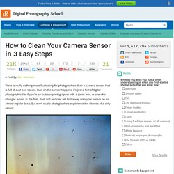 How to Clean Your Camera Sensor in 3 Easy Steps