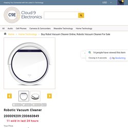Buy Robot Vacuum Cleaner