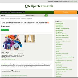 Old and Genuine Curtain Cleaners in Adelaide - Australia , Australia