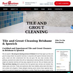 Tile and Grout Cleaning Brisbane