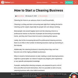 How to Start a Cleaning Business - On Demand Cleaning Service Solution