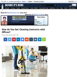 How do You Get Cleaning Contracts with Offices?