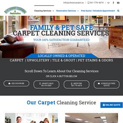 Carpet Cleaning Service - Grants Pass, Medford, Ashland OR - Al's Carpet Cleaning & Disaster Restoration