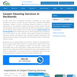 Carpet Cleaning Services in Docklands