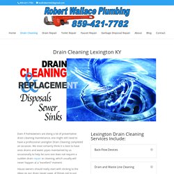 Plumbing Repair Services Lexington KY