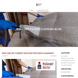 Why Use My Carpet Doctor for Sofa Cleaning? - my carpet doctor - Professional carpet cleaners