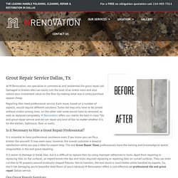 Tile and Grout Repair Dallas, Texas