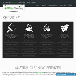 Austral Cleaning Services In Australia