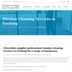 Top Window Cleaning Facilities Geelong