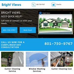 Bright Views, Gutter cleaning services contractor Ogden UT