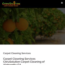 Carpet Cleaning Services – Cumming Carpet Cleaning Pros