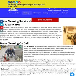 Drain Cleaning Services In The Capital District