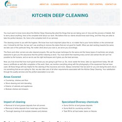 Kitchen Deep Cleaning Services Near Me in Gurgaon, Gurugram