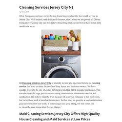 Cleaning Services Jersey City NJ