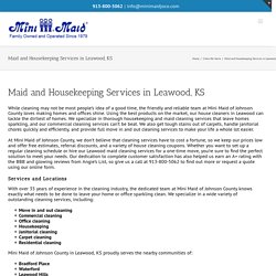 Home Cleaning Services in Leawood, KS