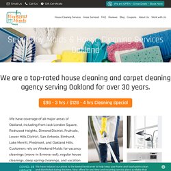 House Cleaning Services Oakland CA 2020