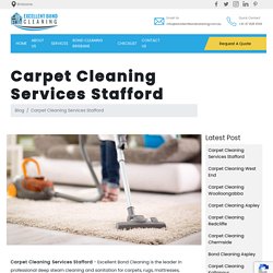 Carpet Cleaning Services Stafford