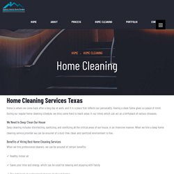 Home Cleaning Services Texas - Superior Interior Home Designs