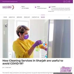 How Cleaning Services in Sharjah are useful to avoid COVID-19?