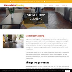 Stone Floor Cleaner - Abracadabra