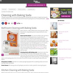 Cleaning with Baking Soda