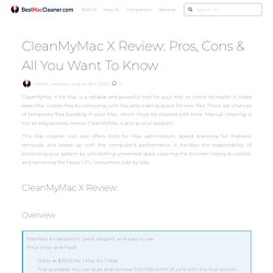 CleanMyMac X Review: Pros, Cons & All You Want To Know