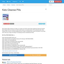 Keto Cleanse Pills - Services (Others) - Yclas
