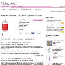 Koh Gen Do Cleansing Spa Water reviews
