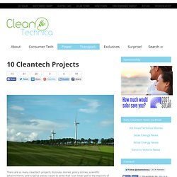 10 Cleantech Projects