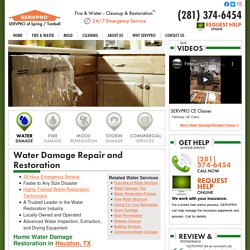 Spring, TX Water Damage Restoration and Water Removal
