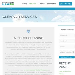 Clear Air - Air Duct Cleaning