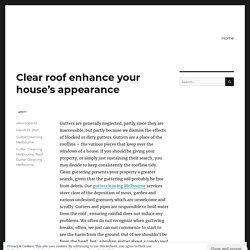 Clear roof enhance your house’s appearance