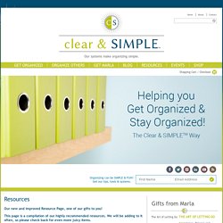 Clear & SIMPLE - Resources