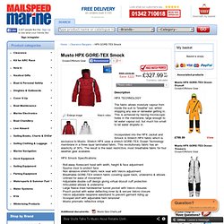 Musto HPX GORE-TEX Smock, Clearance Bargains