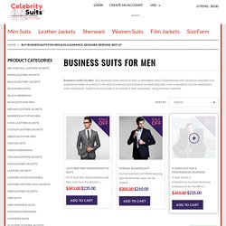 Buy Business Suits for Men Slim,Clearance, Designer, Bespoke, Best at