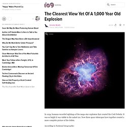 The Clearest View Yet Of A 1,000 Year Old Explosion