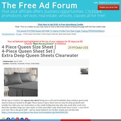 Extra Deep Pocket Queen Sheets