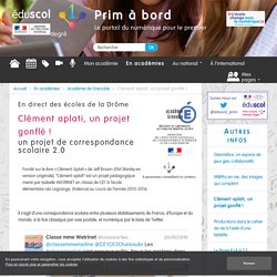 Clément aplati, un projet gonflé ! - Prim à bord