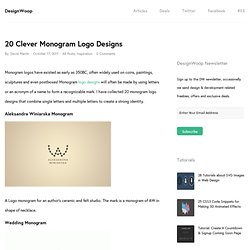 20 Clever Monogram Logo Designs
