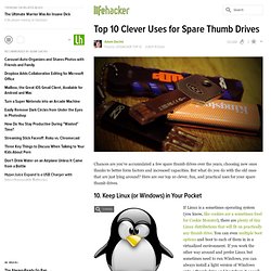 Top 10 Clever Uses for Spare Thumb Drives