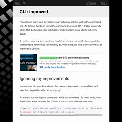 CLI: improved